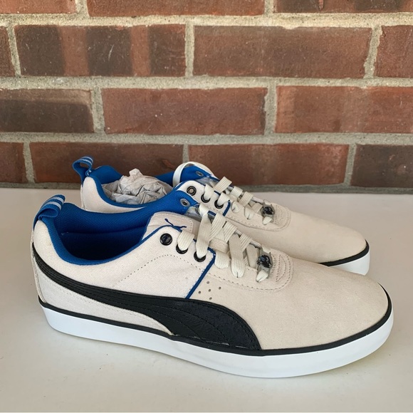 Puma Other - Puma Mens GRIMME Fabric Low Top Vaporous-black-snorkel Blue Sneakers US 6.5 M